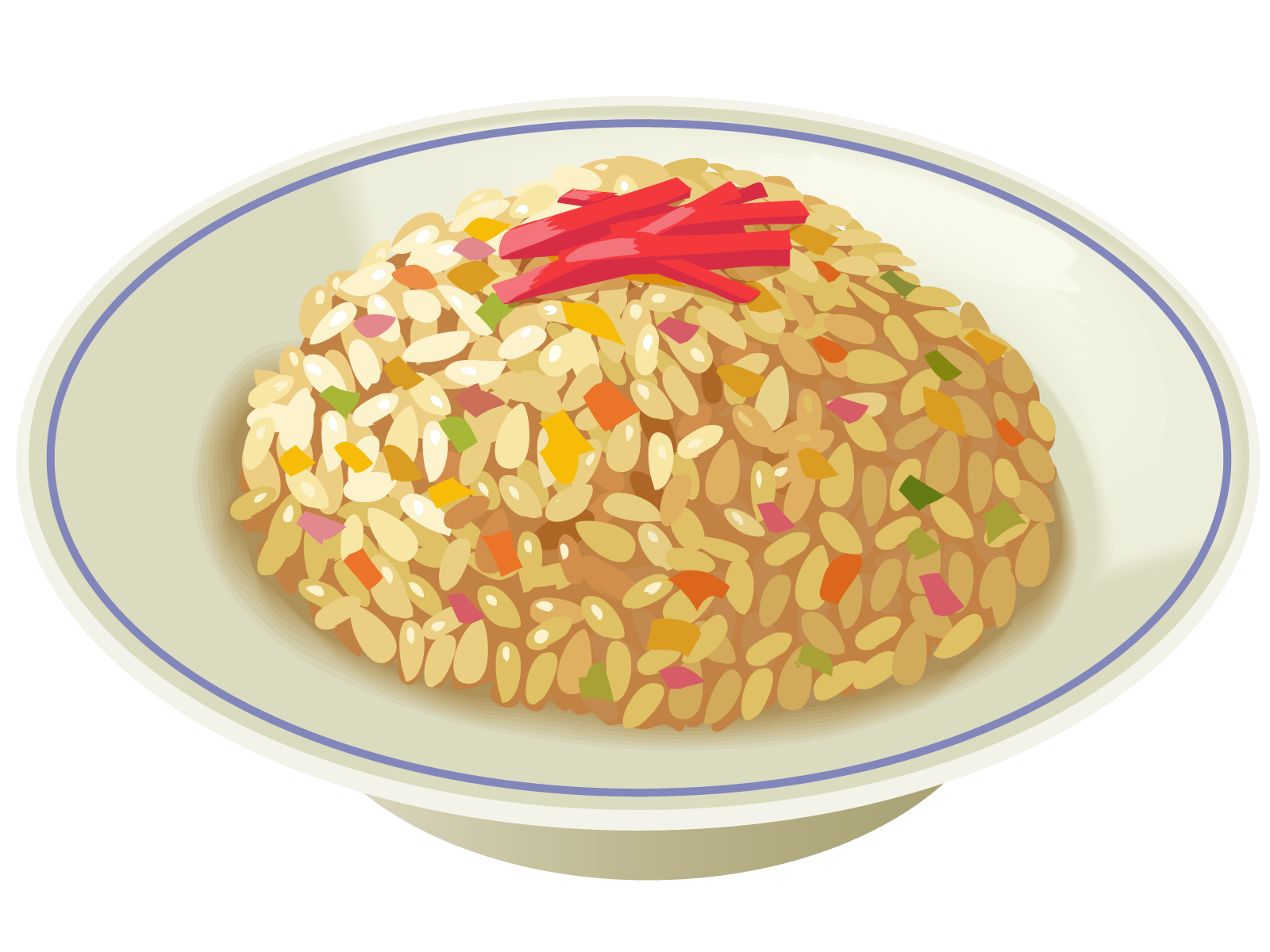 完成したチャーハン